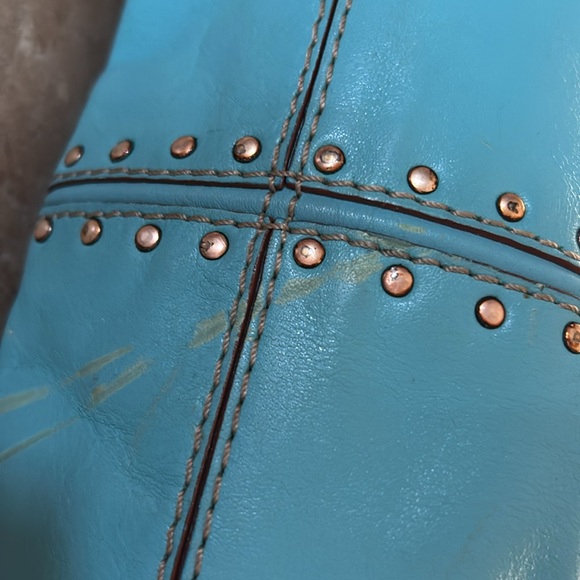 Vintage MK Turquoise purse bag - Picture 13 of 16